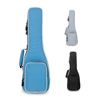 China Ukulele Bag Gray Portable Useful Waterproof Nylon Ukulele (CR-004) Solid Color Ukulele Bag OEM Black Blue or JENSON 48 pcs NC; CIS for sale