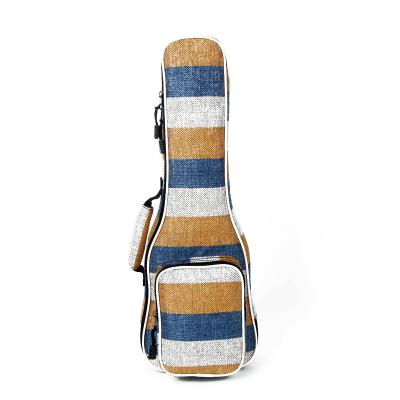 China Ukulele Ukulele Bag (CR-065) Thickened Barred Handle Plus Cotton Canvas For OEM Easy Move 5mm Yellow for sale