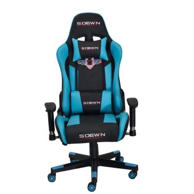 China Boutique Online Sale Adjustable Support (Height) Office Chair Blue Eco-friendly Blue Back Gaming Chair for sale