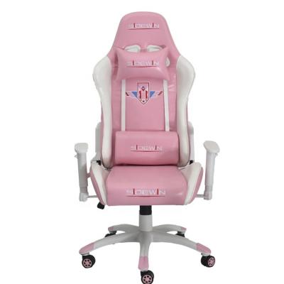 China Cooling Leather Gaming Office Chair HY-9022 2D Armrest Butterfly Platinum Plated Customized Modern GENUINE Leather Detachable Nylon CN; ZHE for sale