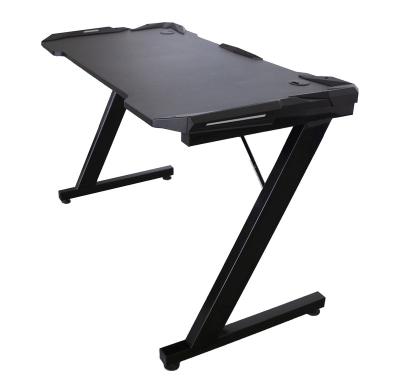 China Optional Installation Accessories HJ-8001A-1100 Black Gaming Table PC Desk For E-sports for sale