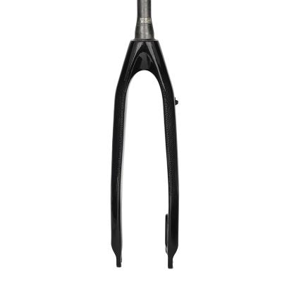 China Toseek Black T800 Carbon Fiber 26 Fork Full Mountain Bikes Front Bike Fork Gloss Matte 27.5 29 Mtb Bicycle Fork Prices for sale