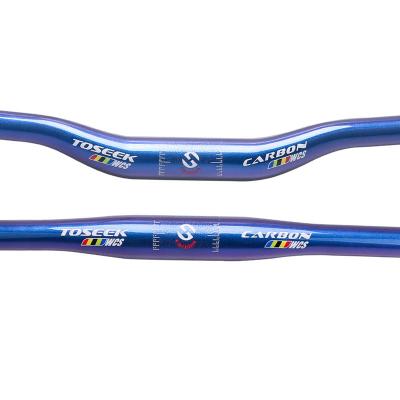 China MTB Bicycle Toseek Bicycle Handlebar Mtb Swallow Shaped 580mm To 720mm Carbon Fiber Bike Handlebars Cycle Handlebar for sale