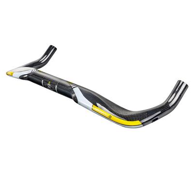 China BMX TT 400 Handlebar 420 440mm Carbon Fiber Mountain Bike Bicycle Handlebar MTB Road Bike Handlebars for sale