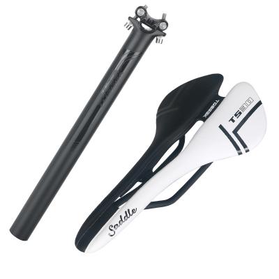 China Aluminum alloy Toseek seat post 27.2 30.8 31.6 carbon road bike saddle post black seatpost cushion/mtb bicycle accessories for sale