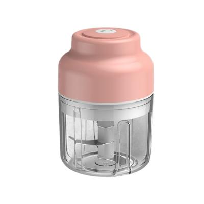 China With Rechargeable Portable Mini Food Grinder Machine Baby Food Chopper Electric Processor Meat Blender USB Garlic Cleaver for sale