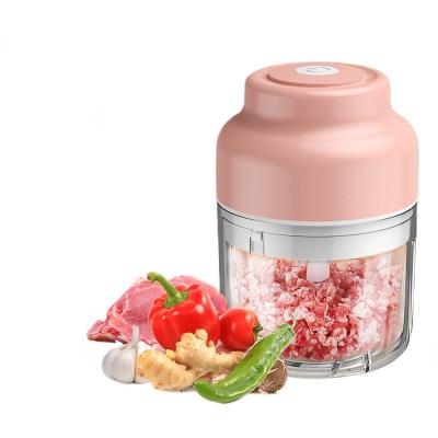 China Multifunctional Portable Cordless Electric USB Mini Food Processor Chopper Blender for Vegetable Meat Garlic for sale