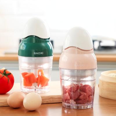 China With High Speed ​​Powerful Electric Portable Household Food Processor Chopper Vegetable Mini Blender 350ml Small Meat Cleaver Machine for sale