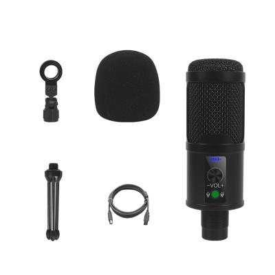 China USB Microphone BM-65 Studio Condenser USB Microphone Computer PC Microphone Kit with Adjustable Scissor Arm Stand Shock Mount for sale