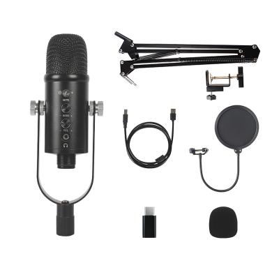 China USB Microphone BM-86 USB Condenser Microphone Bundle Kit for sale