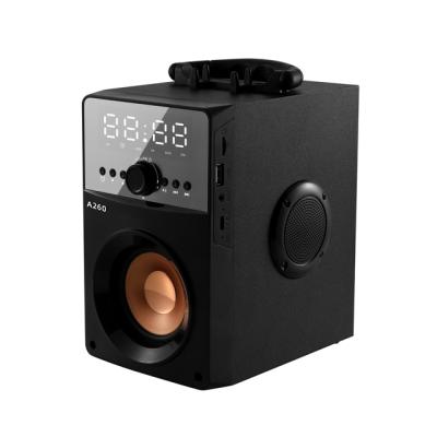 China 10W RMS Wooden Retro Bluetooth Speakers Amplifying Phone Function for sale