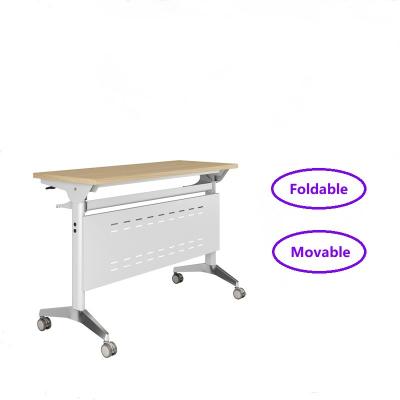 China ELITES Foldable Factory Customize Colors Long Office Desk Table Student Training Desk For School And Desk for sale