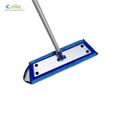 China New Design Sustainable Industrial Floor Maintenance Products Floor Cleaning Flat Trapeze Mop for sale