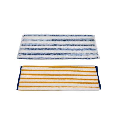 China Viable Manufacturer Wholesale Customized Flat Color Home Microfiber Floor Cleaning Pad for sale