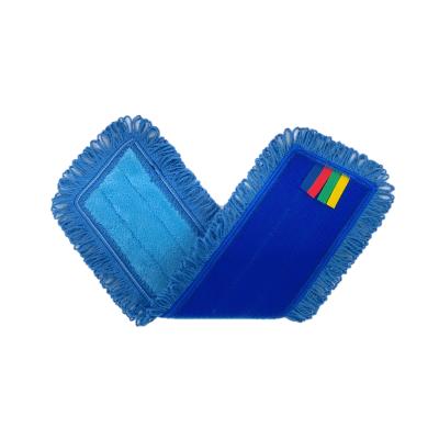 China Sustainable High Quality Industrial Microfiber Mop Velcro for sale