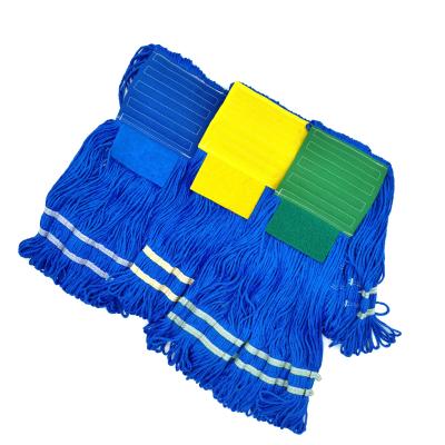 China Polyester Sustainable Flooring Absorbent Maker Yarn Damp Mop for sale