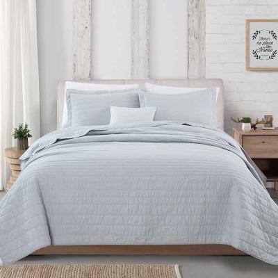 China Fashionable Soft Comfortable 100% Home Household Cotton Chromatic Color Bedding Set for sale