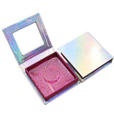 China Recycled Materials Private Label 3D Custom Mink Lashes Rose Gold Marble Magnetic Eyelash Packaging Box for sale