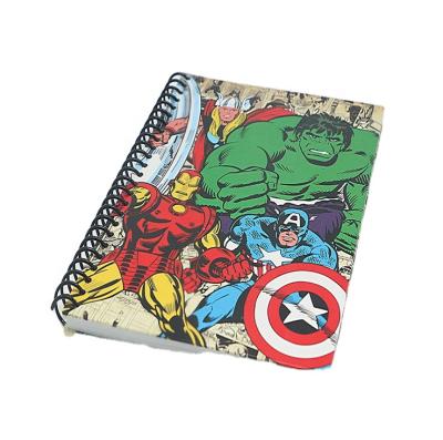 China Hot Selling Customized Customized Printing Avenger Cartoon Or Difference Cover Notebook for sale