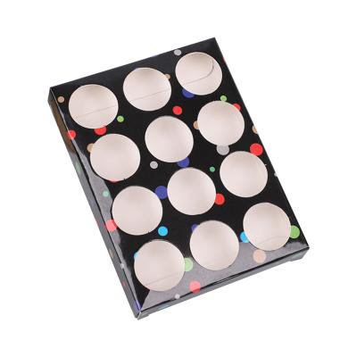 China Recyclable Custom Empty Professional Set Nail Art Logo Logo Set Display Packaging Kits Paper Box With Clear Front Window for sale