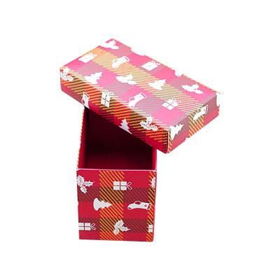 China Recycled Material Custom Printed Top And Bottom Style Rigid Cardboard Baby Gift Box Set Luxury For Gift Package for sale