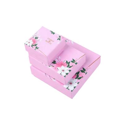 China Unique Luxury Personal Drawer Recycled Soft Marble Pink Soft Jewelry Box Packaging Cardboard Material for sale