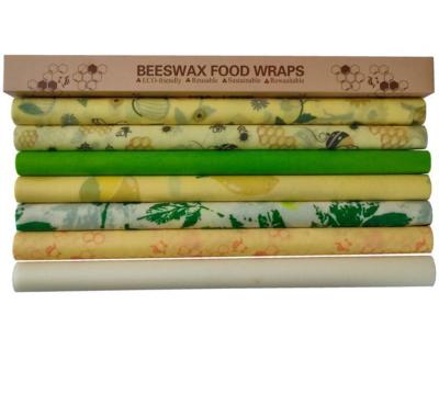 China Food fruit 100% cutton bees fresh keeping natural wax wraps roll in beeswax for sale