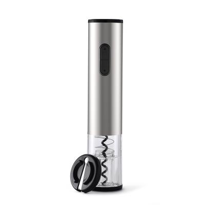 China Amazon Best Selling Viable Screw Cork Electric Wine Bottle Opener With Aluminum Cutter Wine Opener for sale