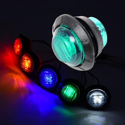 China LED24V Lighting Automotive Truck Side Lights, Truck Tail Lights, Safety Work Signal Reminder Crystal Colorful Lights TSD-03 for sale