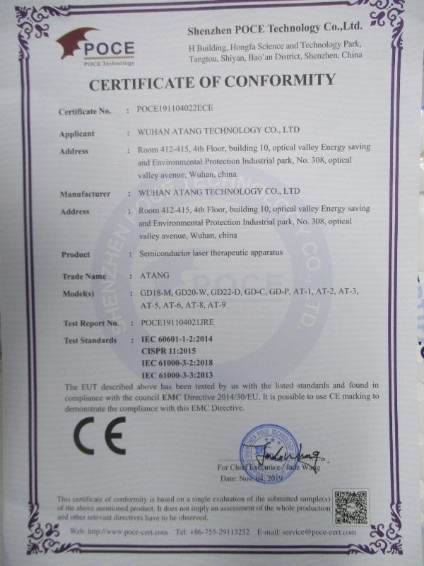 CE - Wuhan Atang Technology Co., Ltd.