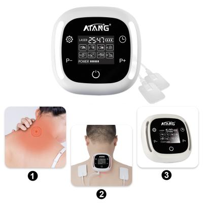 China TEN Acupuncture Machine Digital Therapy Massager Cold Electric Muscle Stimulator Therapy Laser Electrostimulator Laser Pain for sale