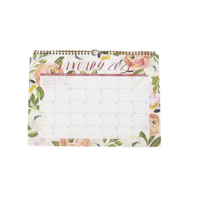 China New Trend Wholesale Design Wall Spiral Binding For Note Printing Desk Calendar CD001 for sale