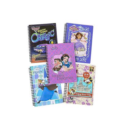 China Custom PVC Coating Cheap Diary Gift Spiral 3d Planner School Kawaii Weekly Notebook for sale