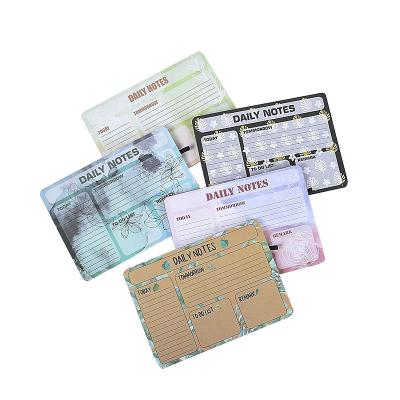 China Gift design printing notepad for posting daily use to do list custom notepad for sale