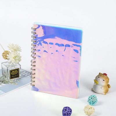 China Gift Hologram Laser PVC Coating Notebook for sale