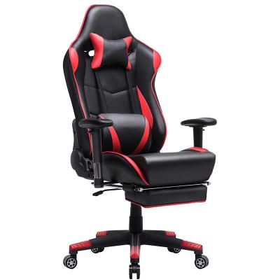 China Modern fashion e-sport gaming recliner luxury leather female ergonomic swivel chair for sale