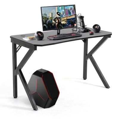 China Latest design multifunctional modern metal frame e-sport home office cheap gaming computer desk for sale