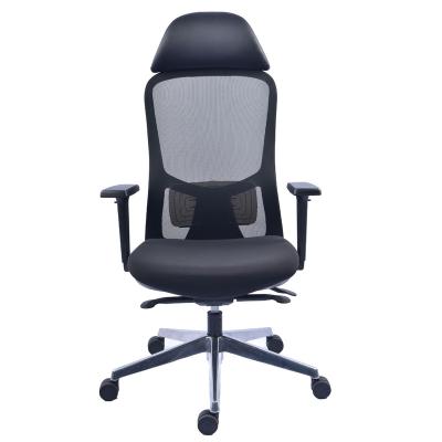 China Wholesale Commercial Ergonomic Design Manager Mesh High Back Office Swivel Chair for sale