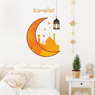 China Islamic Eid Ramadan Wall Sticker PVC Decoration Table Living Room Wall Decal WALL STICKER Stickers For Bedroom TV Contexts Home Decor for sale