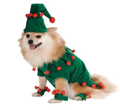 China Christmas Pet Clothes Puppy Costume Chihuahua Pet Vest Christmas Costumes Cute Christmas Tree Christmas Pet Clothes For Dog Pajamas Soft Costume Shirts for sale