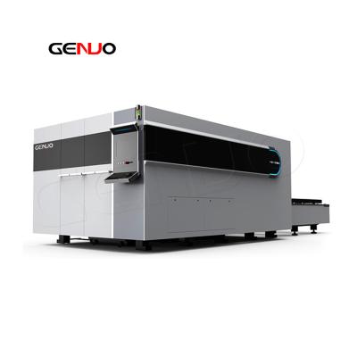 China Power GNET Series Exchange Table Fiber CNC Laser Cutting Machine CNC Fiber Laser for sale