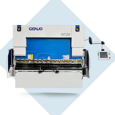 China CE Standard Hydraulic Sheet Metal Bending Machine CNC Brake Press Machine SS Sheet Folder With DELEM Control System for sale