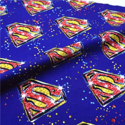 China Sustainable 100% Cotton Woven Digital Printed Cotton Twill Fabric For Hat , Dresses 140~150GSM for sale