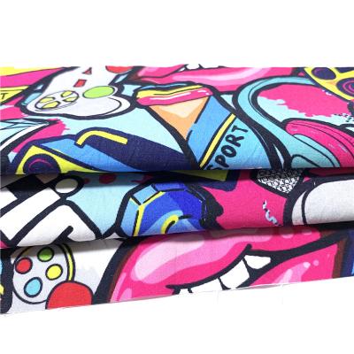 China Poplin 100% Viable Cotton Woven Digital Fabric Oeko Tex Textile Printing Fabric Digital Print Cartoon For Kids for sale