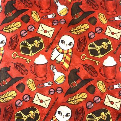 China Waterproof Custom Fabric Pul Fabric 100% Polyester Digital Printing Waterproof 180GSM Baby And Kids Snap On for sale