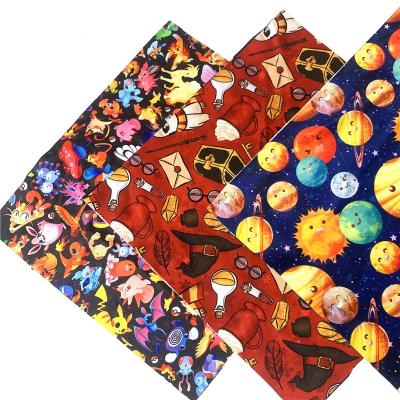 China Waterproof 100% Polyester 180GSM Digital Cartoon Printing Pul Custom Cloth Wholesale Waterproof Cloth For Nappy Diaper for sale