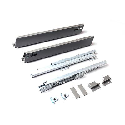 China Modern Premium Quality Heavy Duty Telescopic Drawer Slide , Kitchen Drawer System for sale