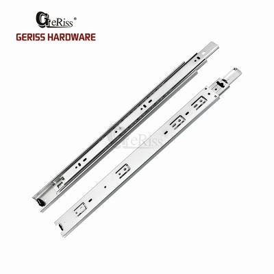 China Full Extension Ball Bearing Modern Telescopic Channel Drawer Slide 45 Kg Load Capacity 10 Inches for sale