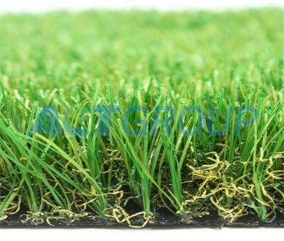 China Indoor / Outdoor Commercial Artificial Grass Anti Color Fading Abrasive Resistance for sale