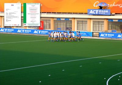 Cina Verde mettente sintetico dell'hockey resistente UV, coperta artificiale dell'erba di alta simulazione in vendita